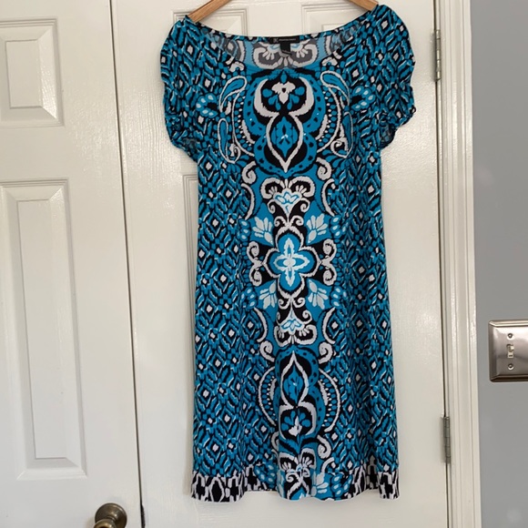 INC International Concepts Dresses & Skirts - INC Turquoise & Black dress size Large never worn